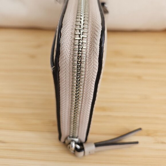 Coach Darcy Bow Accordion Zip Wallet F51668, Silver/Sand - Picture 7 of 12